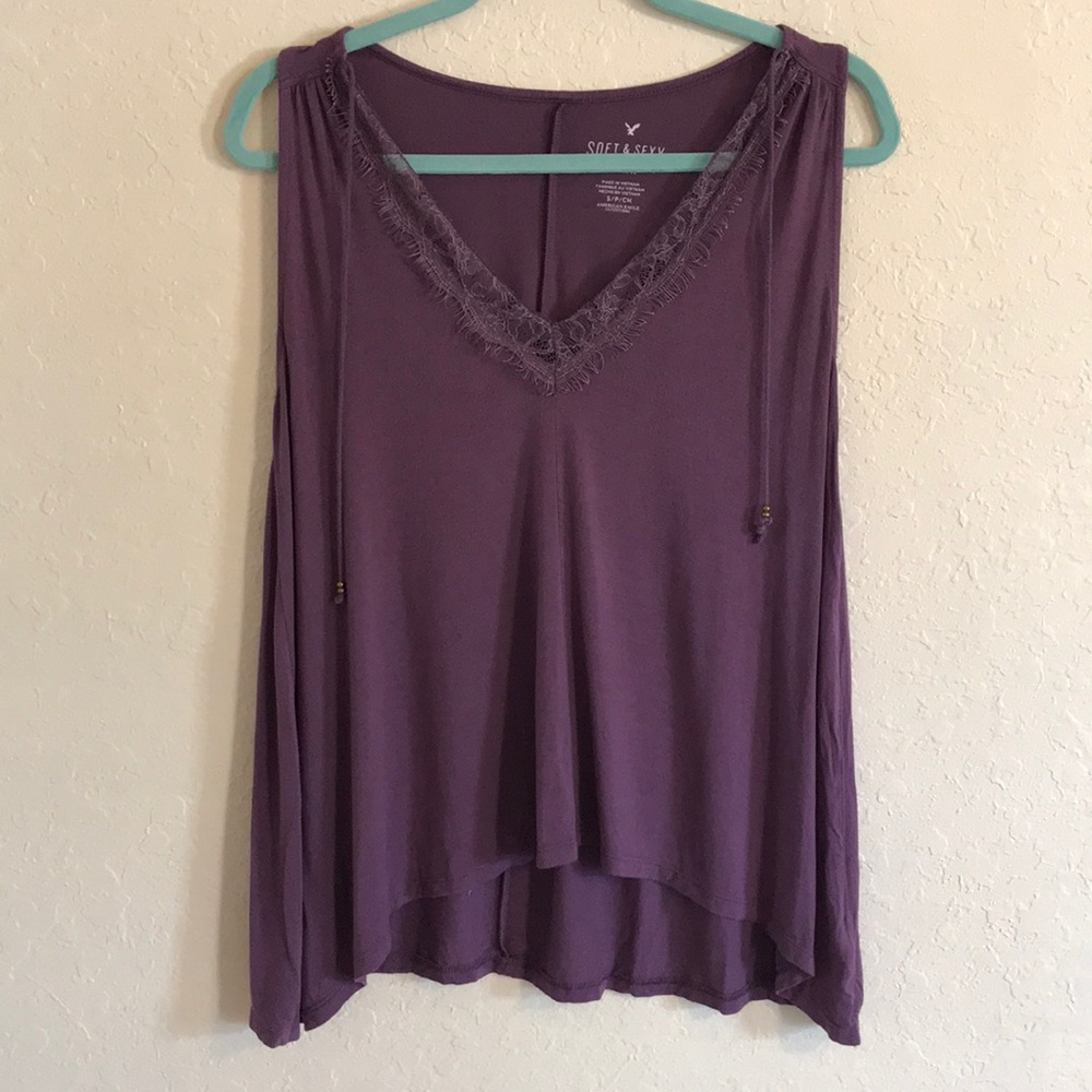 Purple tank